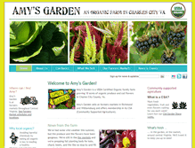 Tablet Screenshot of amysorganicgarden.com